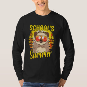 Last Day Of Schools Out For Summer Vacation Hedgeh T-Shirt