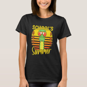 Last Day Of Schools Out For Summer Vacation Snake T-Shirt