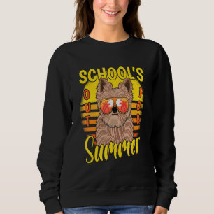 Last Day Of Schools Out For Summer Yorkshire Terri Sweatshirt