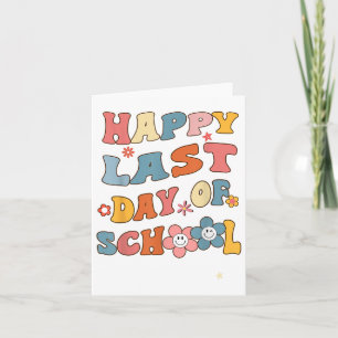 Last Days Of School Graduation 2025 Kids Students  Card