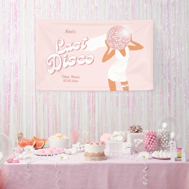 Last Disco Bachelorette Custom Banner (Party)