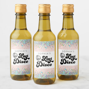 Last Disco Bachelorette Mini Wine Labels