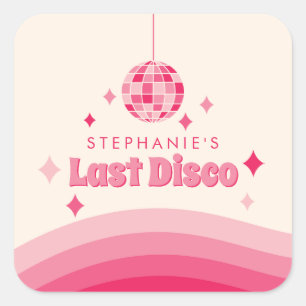 Last Disco Bachelorette Party Custom Sticker