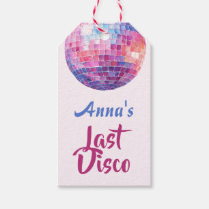 Last Disco Bachelorette Party Gift Tags