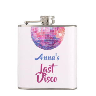 Last Disco Bachelorette Party   Pink Flask