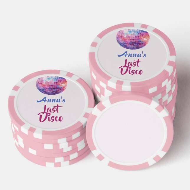 Last Disco Bachelorette Party | Poker Chips (Stack)