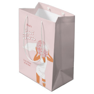 Last Disco Bachelorette Pink Medium Gift Bag