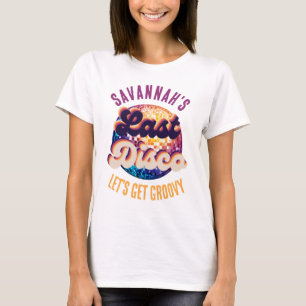 Last Disco Retro Bachelorette Bride Bridesmaid T-Shirt