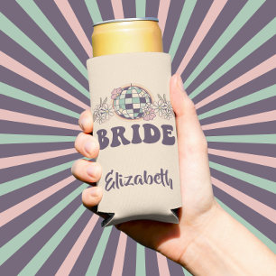 Last Disco Retro Bachelorette Seltzer Can Cooler