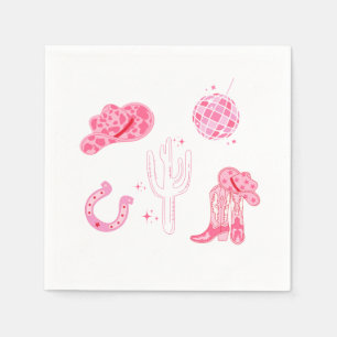Last Disco Rodeo Bachelorette Napkin