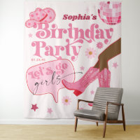 Last Disco Rodeo Bachelorette Party Backdrop