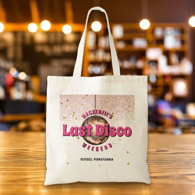 Last Disco Weekend Bachelorette Party Tote Bag (Last Disco Weekend Bachelorette Party Tote Bag)
