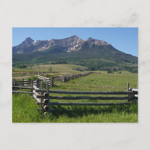 Last Dollar Ranch Road San Juan Range Colorado Postcard