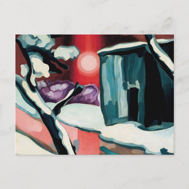 Last Evening of the Year, 1929 by Oscar Bluemner Postcard (Front)