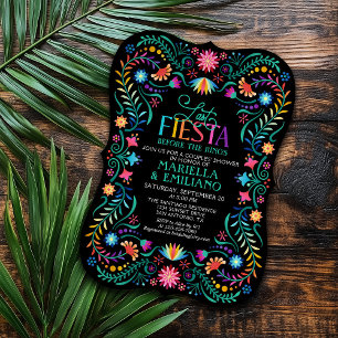 Last Fiesta Couples Wedding Shower Invitation