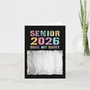Last First Day Senior 2026 Almost There 12th Grade Card