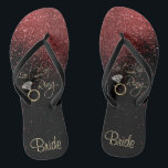 Last Fling Before the Ring - Red  Flip Flops<br><div class="desc">Flip Flop Shoes ready for you to personalise. Matching products are available or you can just transfer the design to another product. If need be... you can delete all text and start fresh with your own text, colour and font choices with the Zazzle design tool area. ✔Note: Not all template...</div>