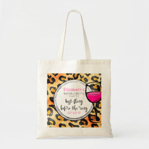 Last Fling Before The Ring Wild Bachelorette Tote Bag