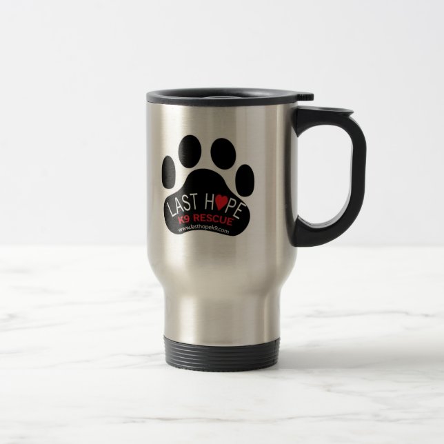 Last Hope K9 Rescue Travel Mug (Right)