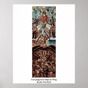 Last Judgement Diptych Wing By Jan Van Eyck Poster