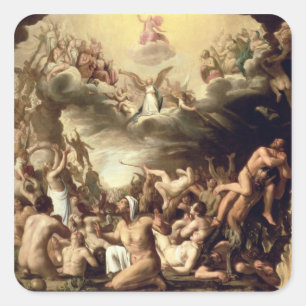 Last Judgement Square Sticker
