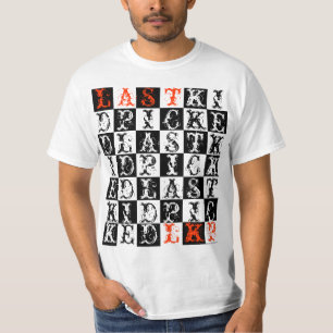 Last Kid Picked Chequered Letters Shirt