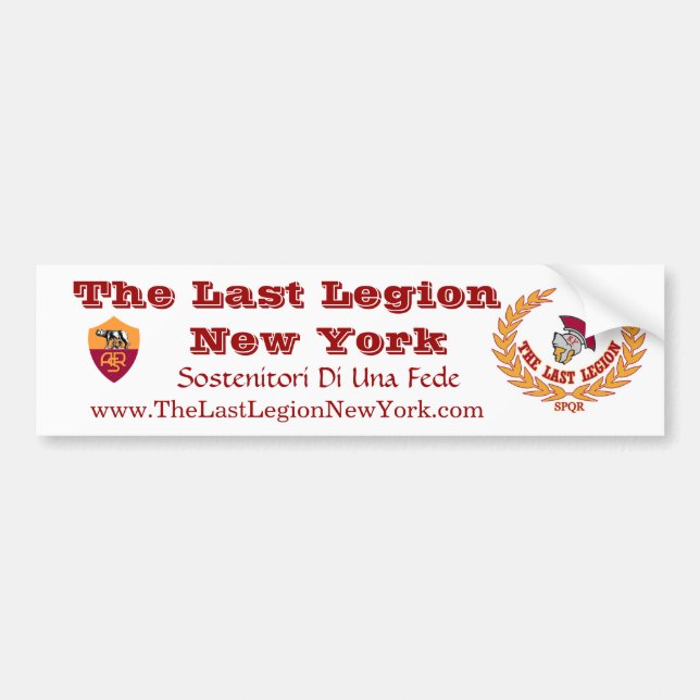 Last Legion Bumper Sticker (Front)