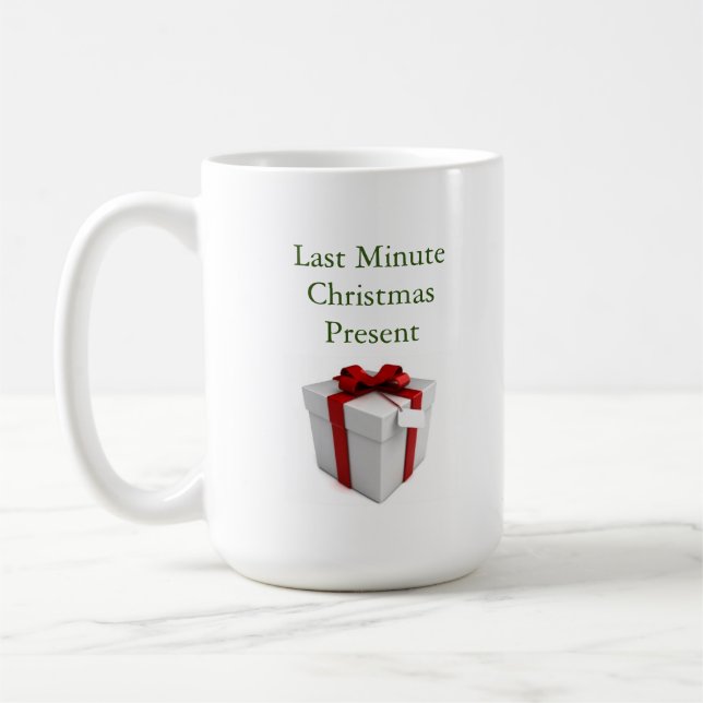 Last Minute Christmas Present - A MisterP Mug (Left)