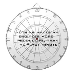 Last minute dartboard