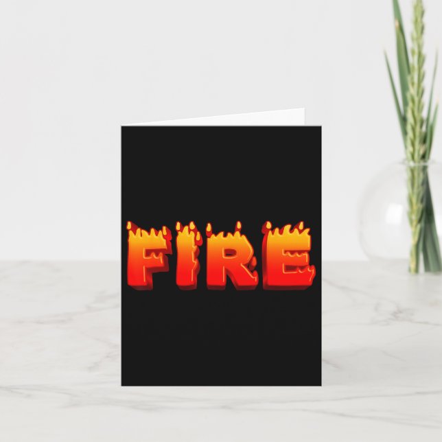 Last Minute Family Couples Halloween Fire And Ice  Card (Front)