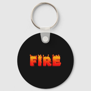 Last Minute Family Couples Halloween Fire And Ice  Key Ring