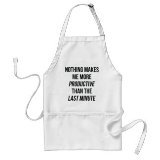 Last Minute Standard Apron