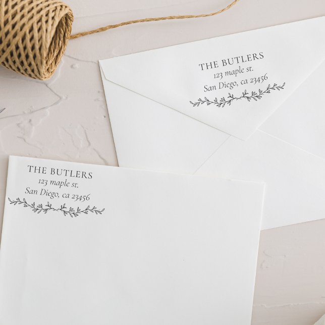 Last Name Return Address Self-inking Stamp (Creator Uploaded)