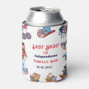 Last night of independence 4th of Bachelorette Can Cooler