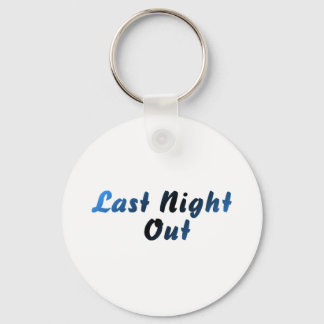 Last Night Out (blue) Key Ring