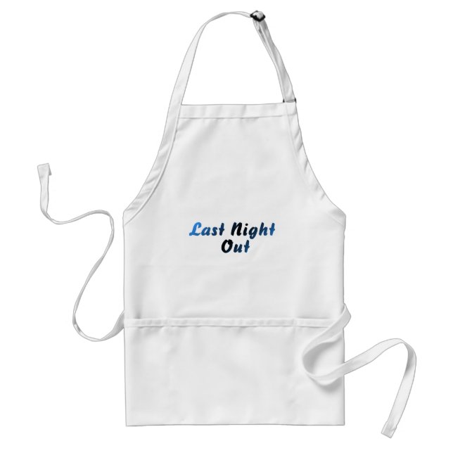Last Night Out (groom) Standard Apron (Front)