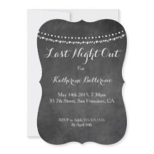 Last Night Out invitation