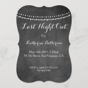 Last Night Out invitation
