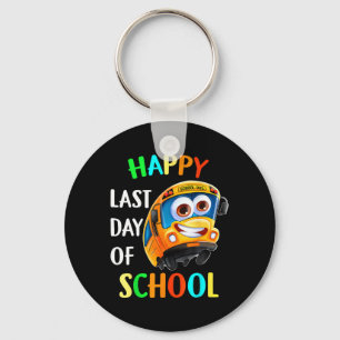 Last Of Day School Bus Driver Teacher Student Pare Key Ring
