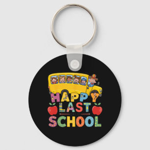 Last Of Day School Bus Driver Teacher Students Kid Key Ring