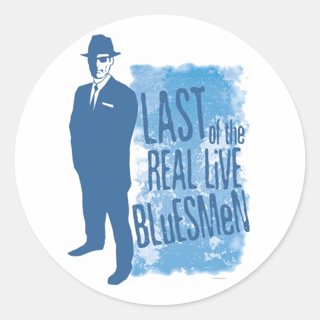 Last of the Real Live Bluesmen Sticker (Front)