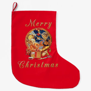 Last Package Large Christmas Stocking
