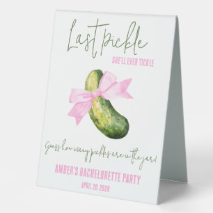 Last Pickle She'll Tickle, Guess the Pickles Game