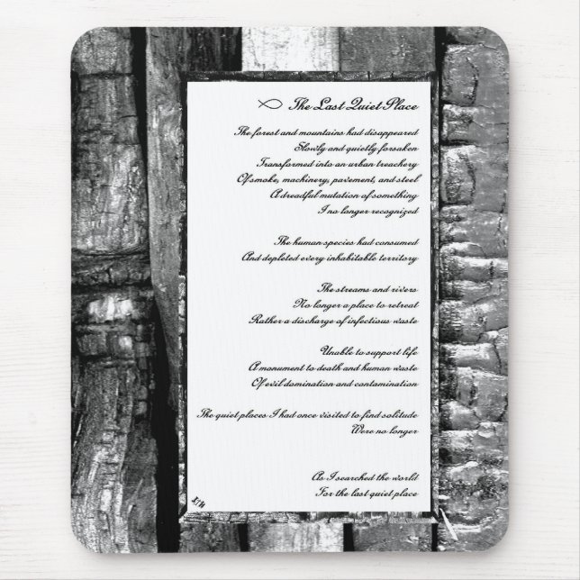 Last Quiet Place Mouse Mat (Front)