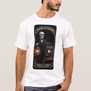 Last Responder Skull — Funeral Service T-Shirt