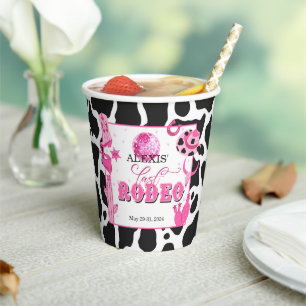 Last Rodeo Bachelorette/Bridal Shower Party Cups