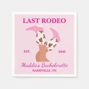 Last Rodeo Bachelorette Party  Napkin