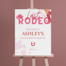 Last Rodeo Bachelorette Weekend Cowgirl Welcome