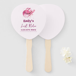 Last Rodeo Bachelorette Weekend   Pink Set of Fans