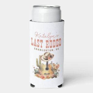 Last Rodeo Cowgirl Bachelorette Weekend Seltzer Can Cooler